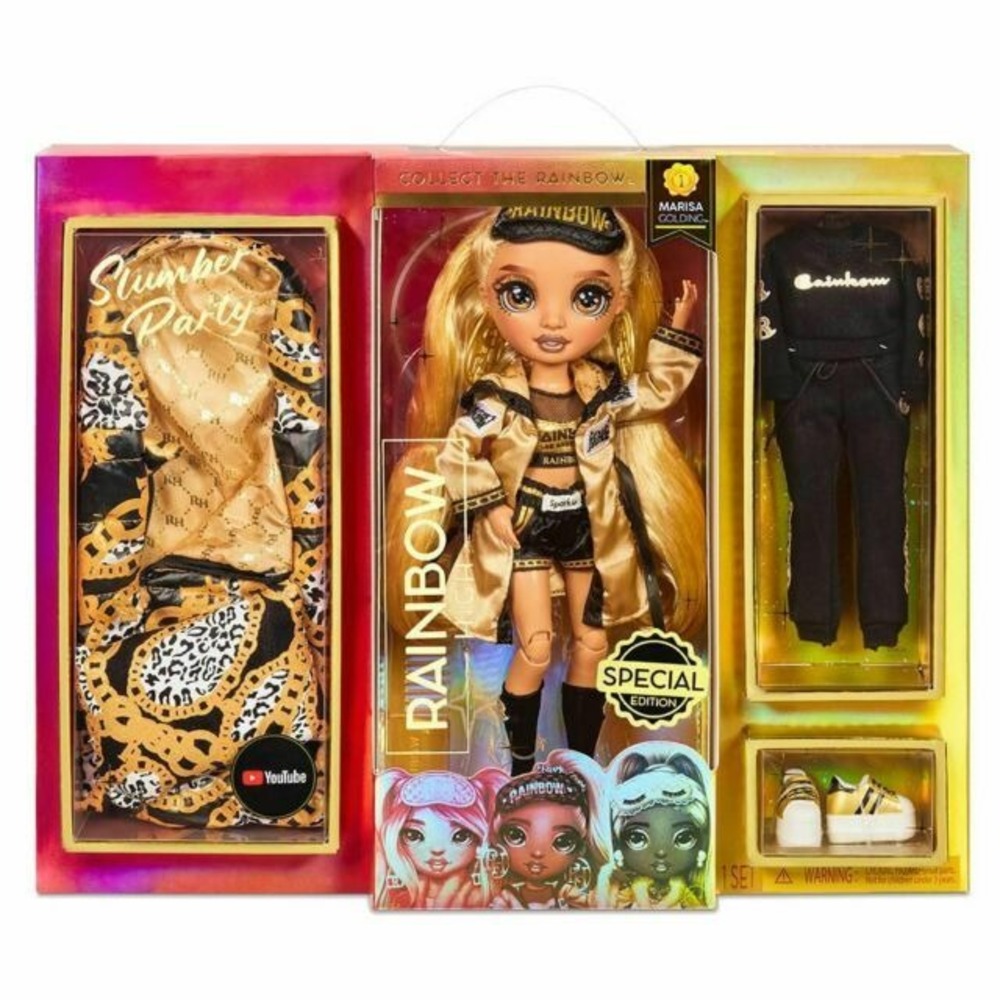 MGA Entertainment Rainbow High Slumber Party Marisa Golding - Gold Fashion Doll